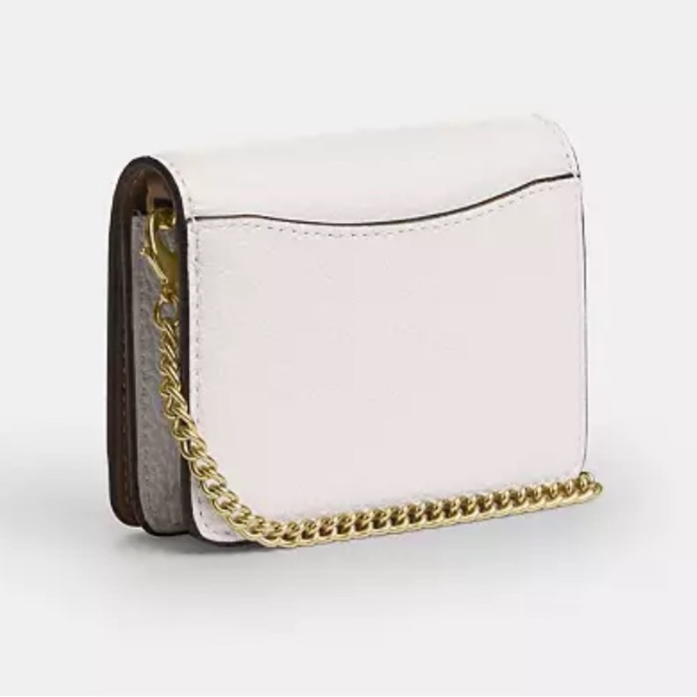 Coach White and Gold Heart-Embellished Crossbody Bag - NWT!! - Picture 2 of 5